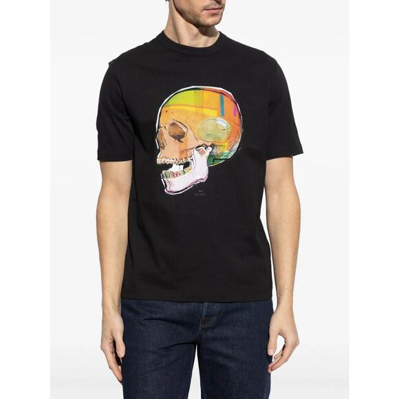 PS Paul Smith Men's Skull Graphic Tee Black, Size M 0554 - Picture 1 of 5